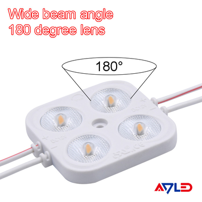 وحدة LED عالية الطاقة قابلة للتعتيم ضوء  2835 4 مصباح مربع 12 فولت 24 فولت مقاوم للماء IP67