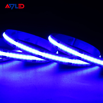 شريط إضاءة LED ذكي COB مرن بدون نقاط RGB 12 فولت مقاوم للماء في الهواء الطلق متعدد الألوان
