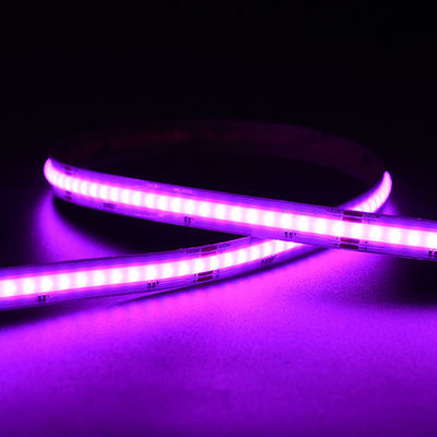 شريط LED RGB COB 24V 630LEDs / M ضوء LED ذو كثافة عالية ناعم مرن COB RGB شريط LED